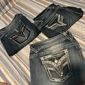 3 pair vigoss jeans